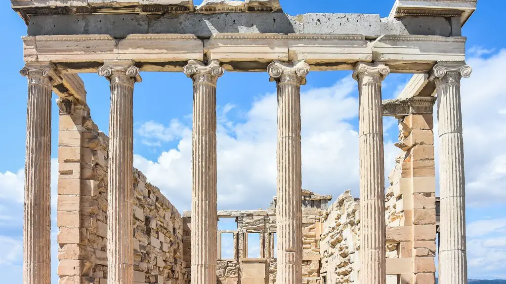 How did balance and order govern greek architecture?